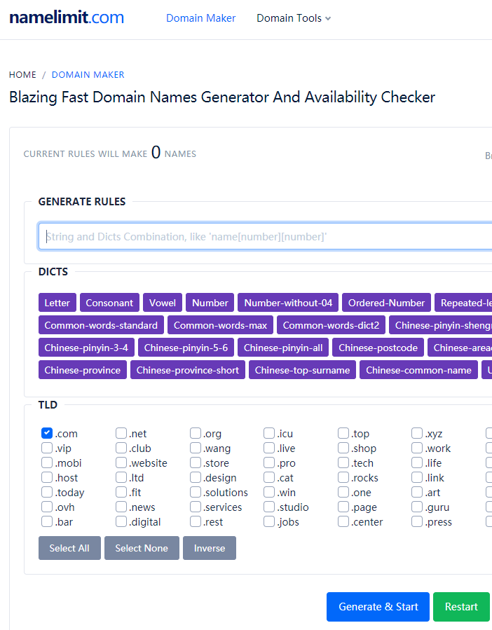 Domain Maker